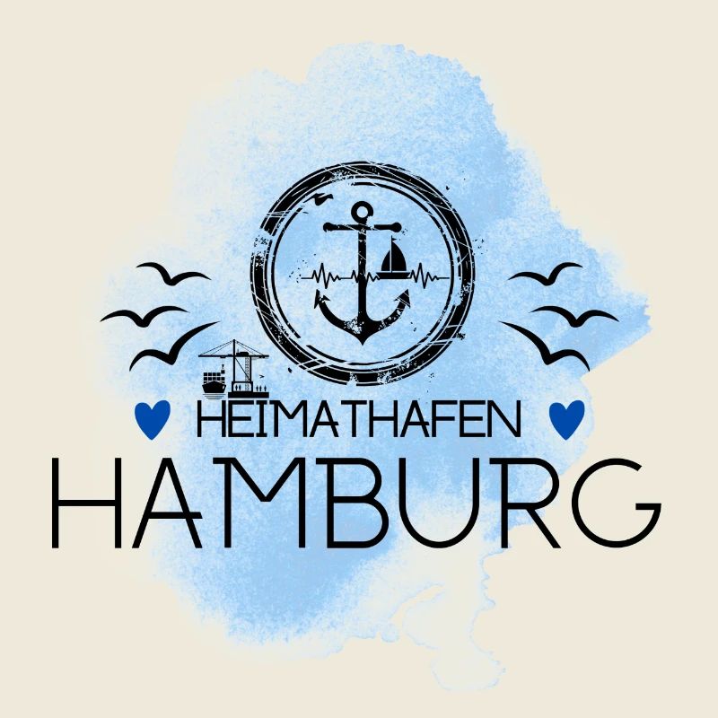 Hamburg Heimathafen- Ankermotiv