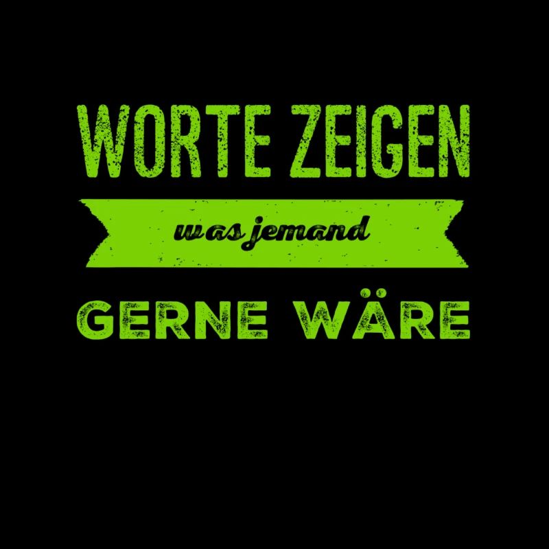 Worte sind unwichtig