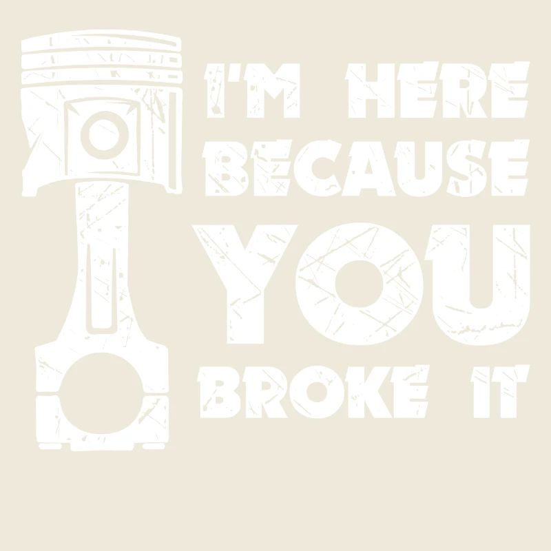 Job Statement Workaholic Mechaniker Arbeiter