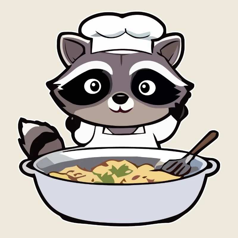 Cuisinier de raton laveur
