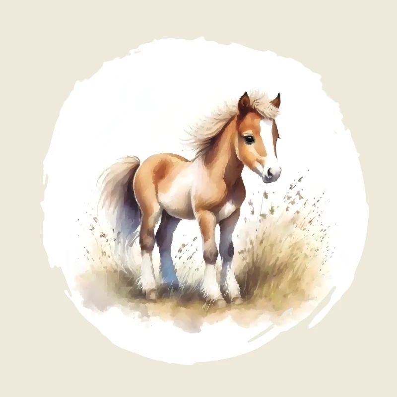Foal Watercolor
