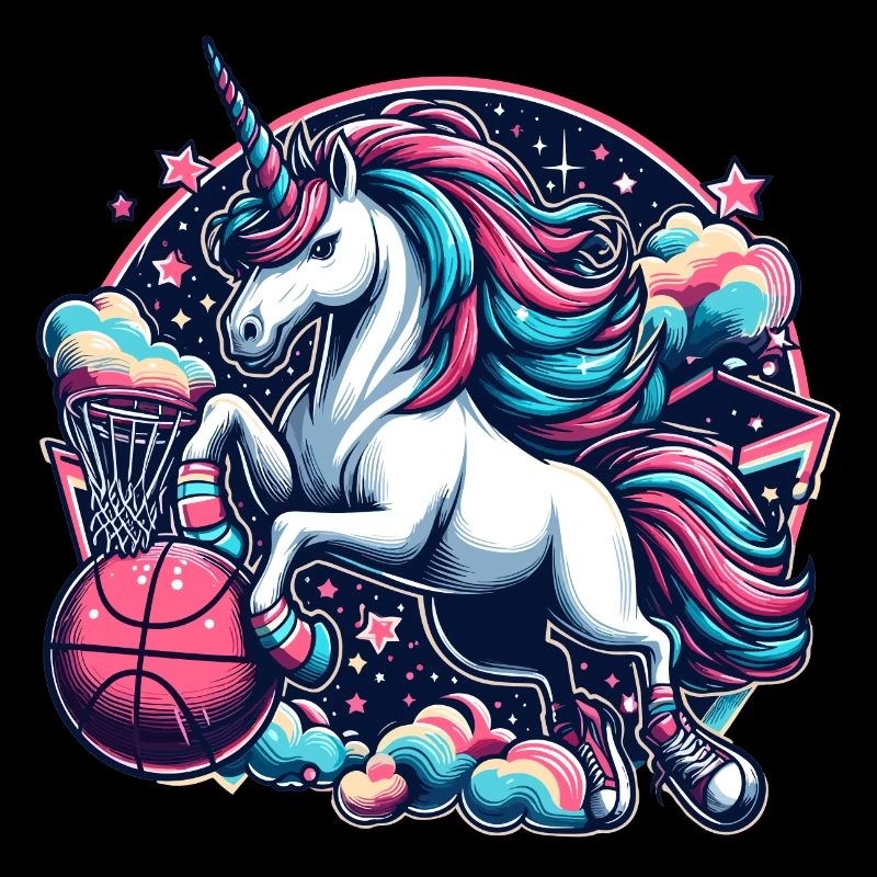 Basketball Einhorn Geschenk