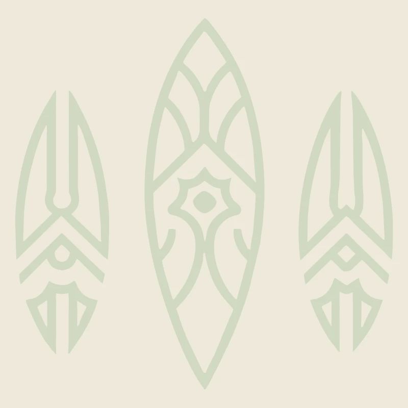 Sleek ethnic inspired tribal design