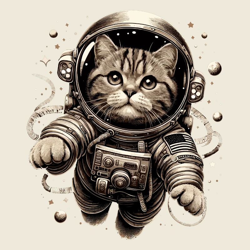 Astronaut BKH getigert Geschenk