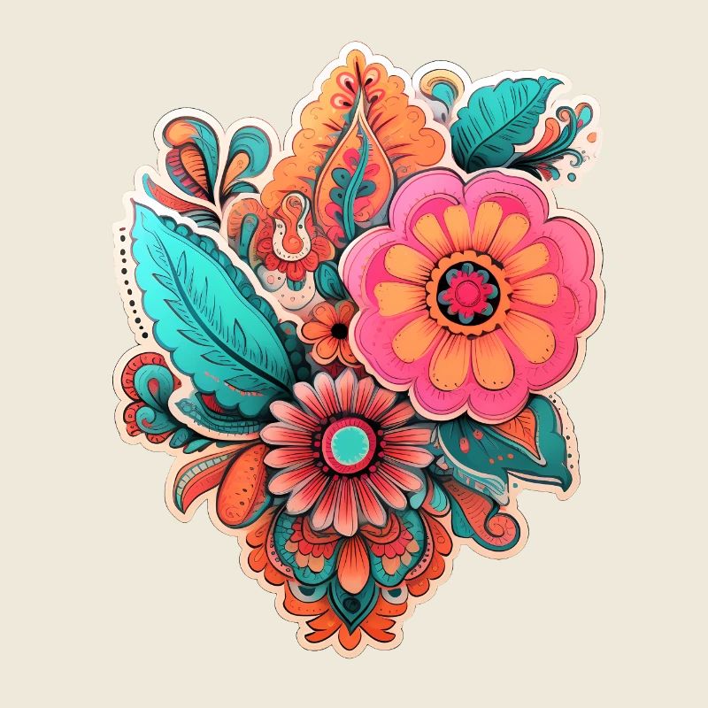 Beau bouquet d’herbier floral boho