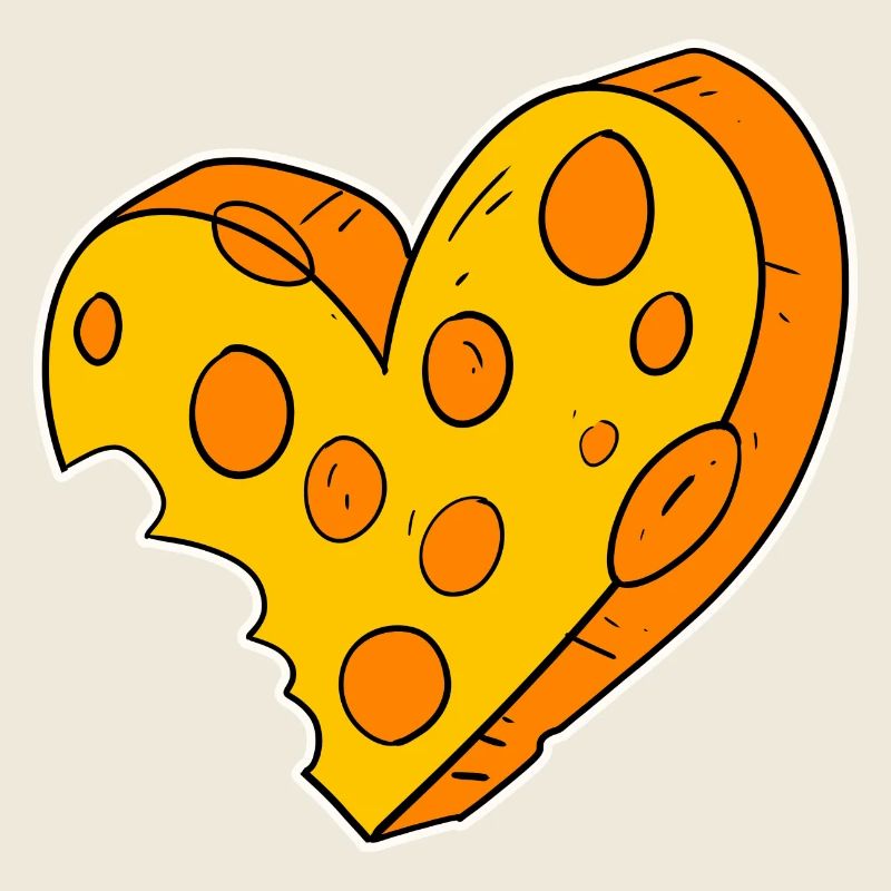 Herz aus Käse