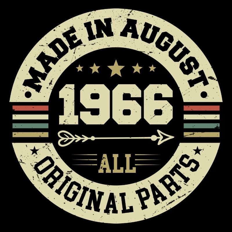 August 1966 Geburtstagsgeschenk August 1966 August