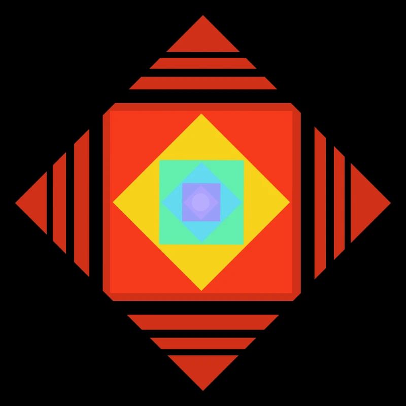 Play of colours and patterns