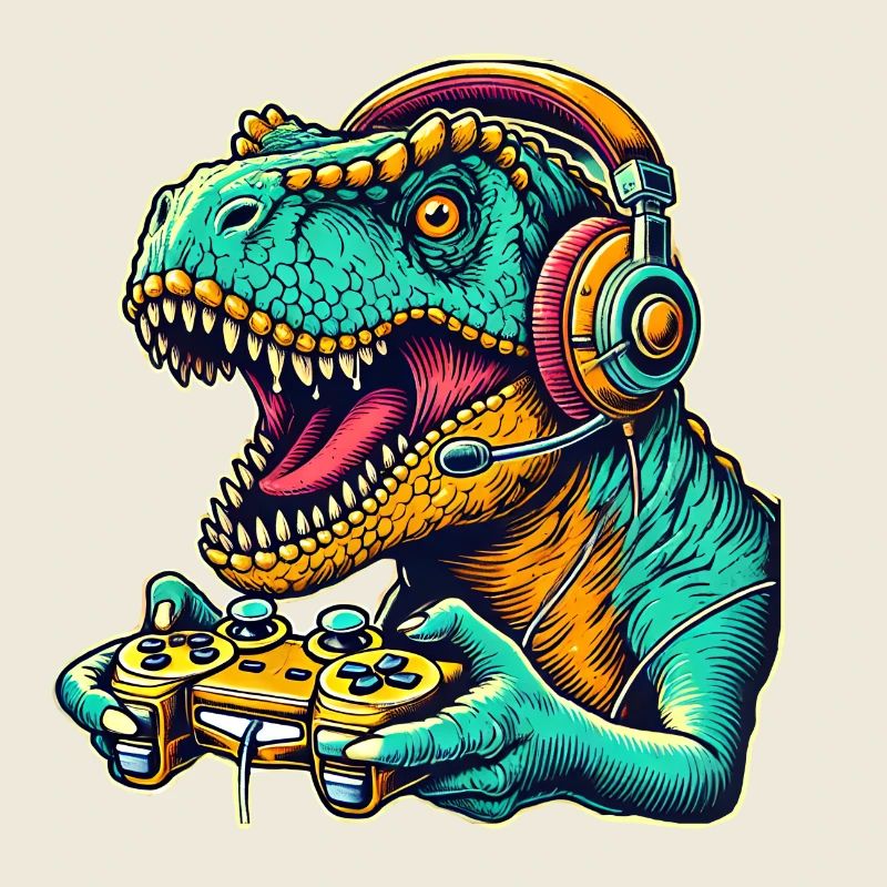 T Rex Dinosaur Gaming