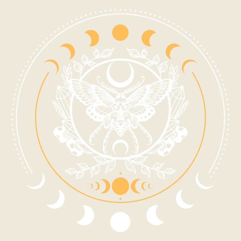 Himmlische Motten-Mandala