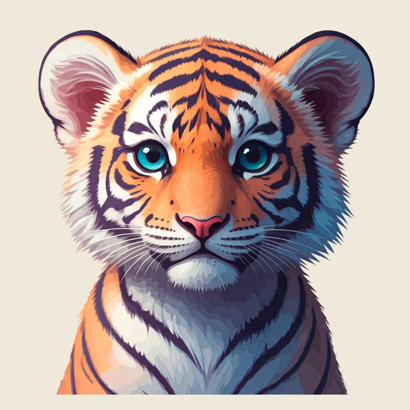 Bengal tiger baby