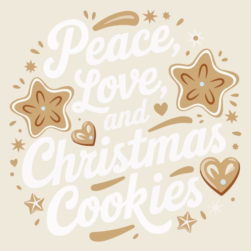 Paix, amour et biscuits de Noël