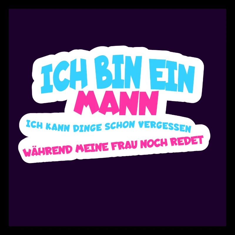 Ich bin ein Mann, Dinge vergessen Humor