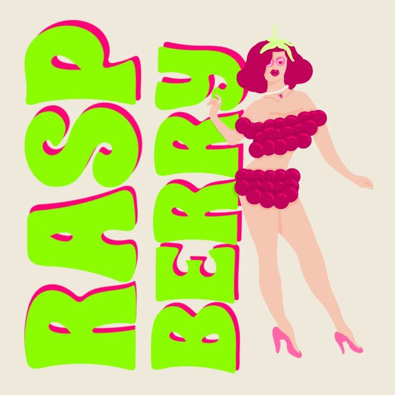Vintage Raspberry Pin-up