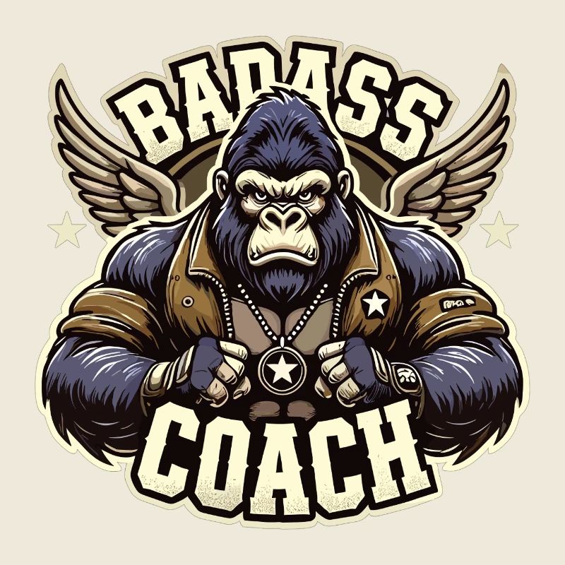 Badass Trainer Coach Gorilla Gift