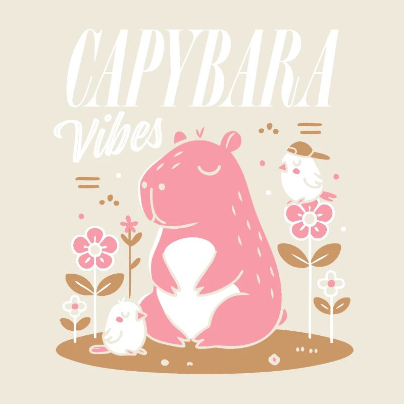 Relaxed Capybara Vibes