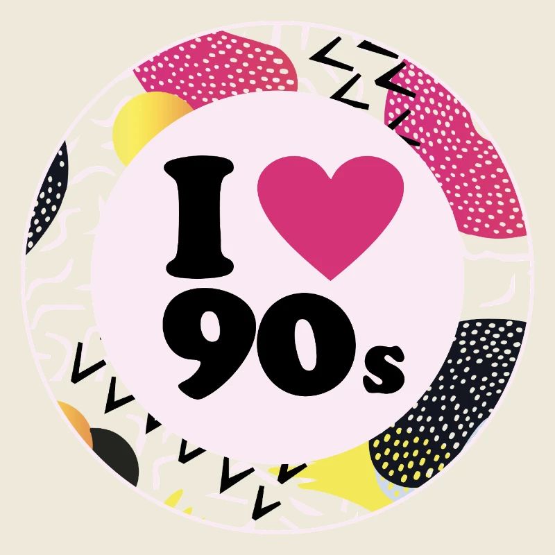 I ♥ 90s – Nostalgic retro design