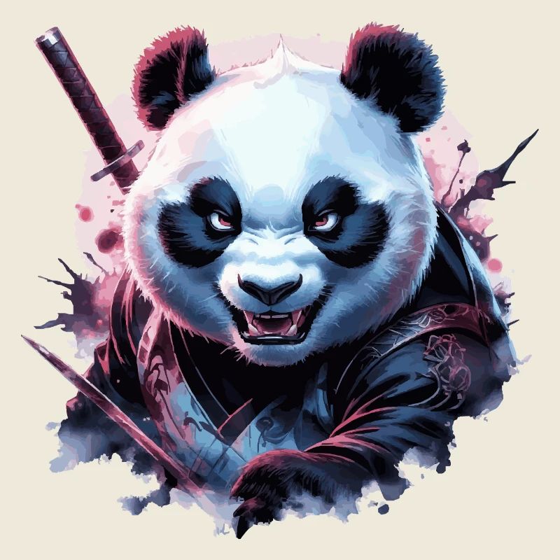 Böser Ninja Panda