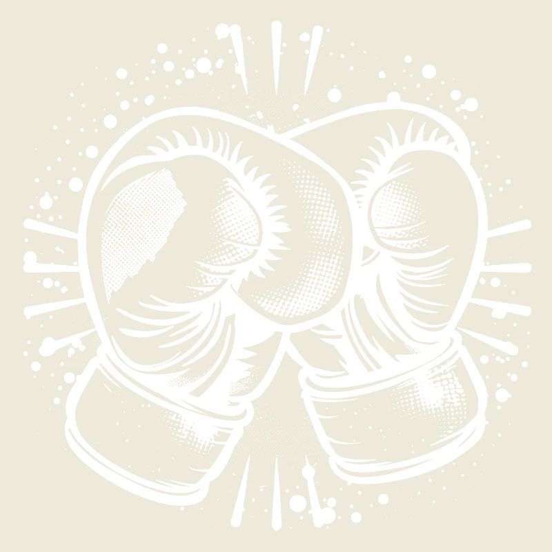 Dessin de gants de boxe