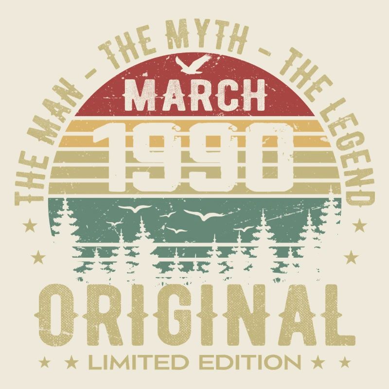 Gift for the 35th Anniversary Original March 1990
