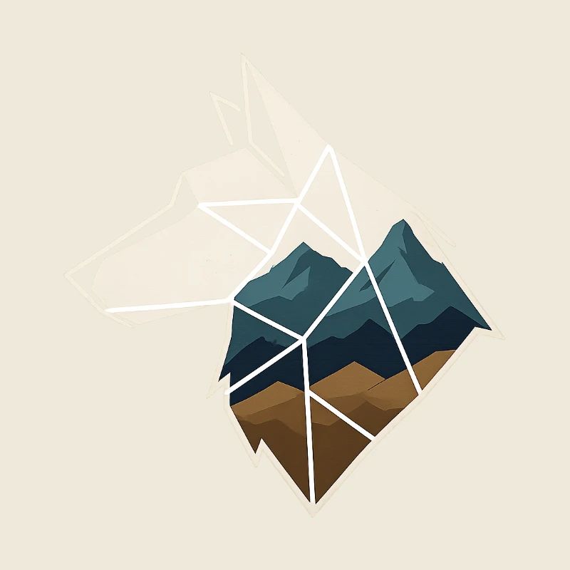 Geometrischer Wolf