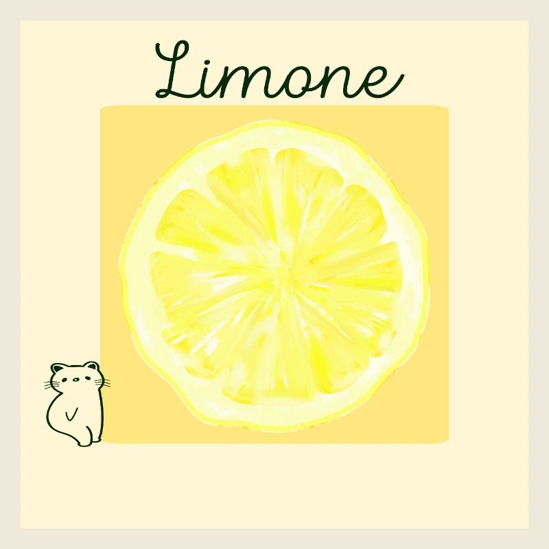 Zitrone Katze
