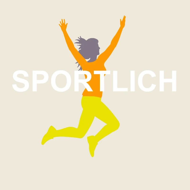 Dynamische Sprinterin Illustration