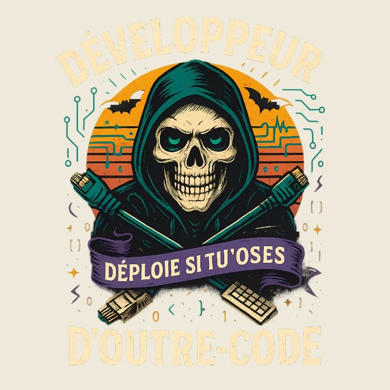 Web Developer - Halloween Skull