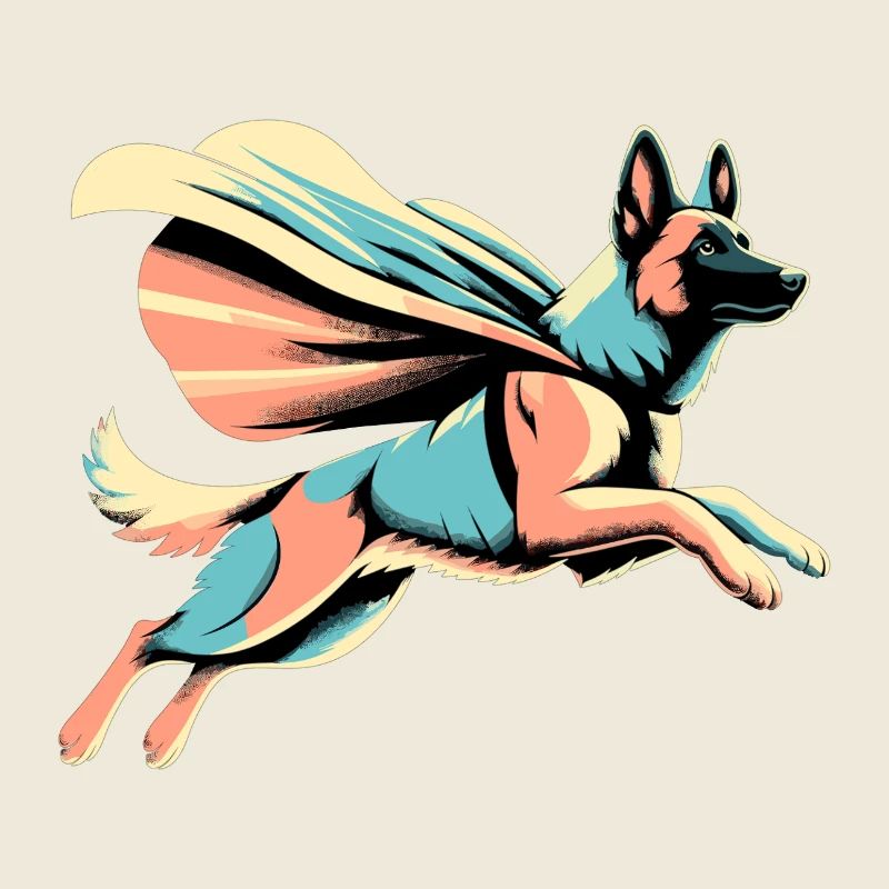Super Maligator Belgian Shepherd Gift