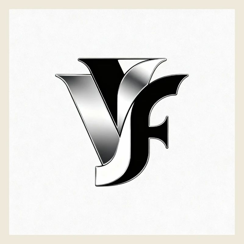 VF Monogramm Metallisch
