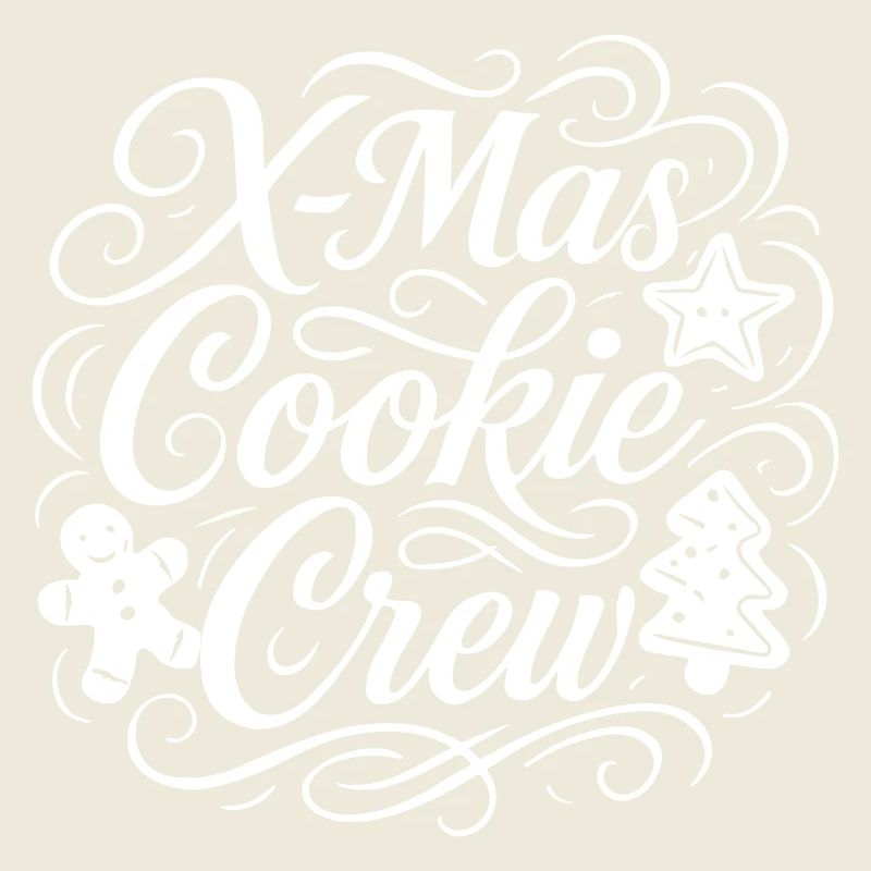 Équipe de Noël de cuisson des biscuits