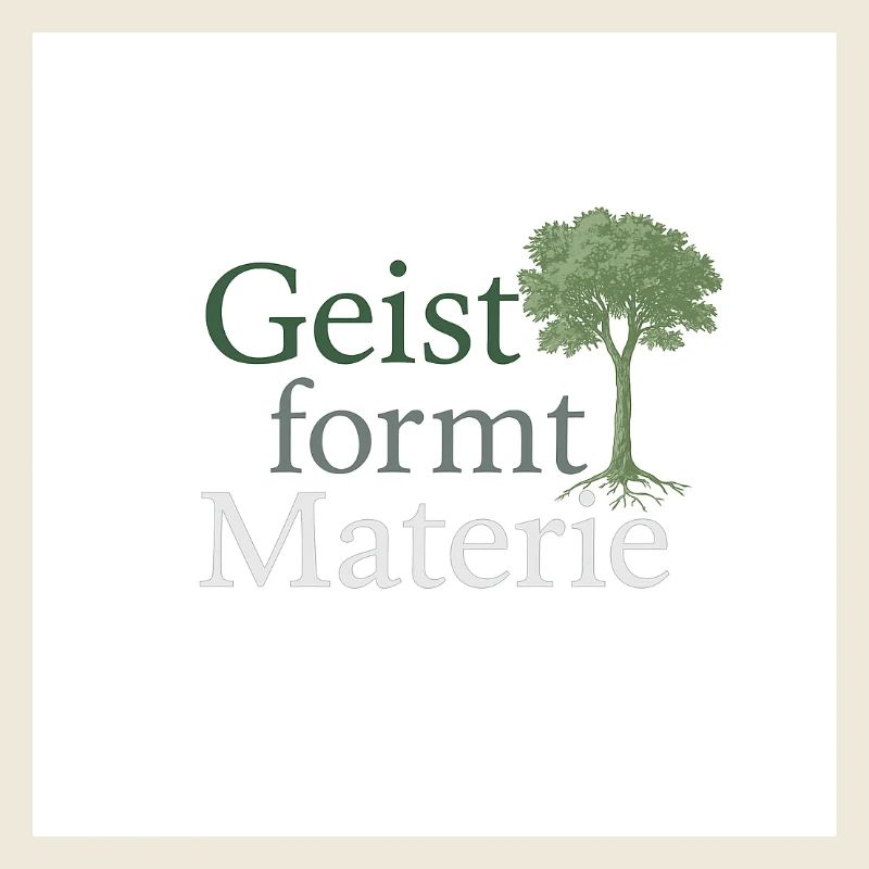 Geist formt Materie Baum
