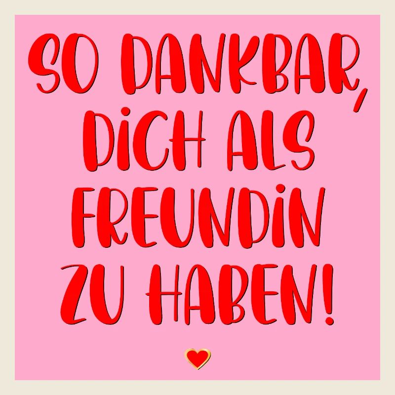 DANKBAR FREUNDSCHAFT HERZ