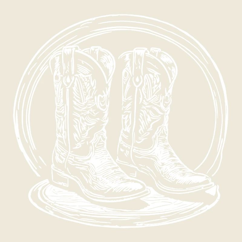 Bottes western Silhouette