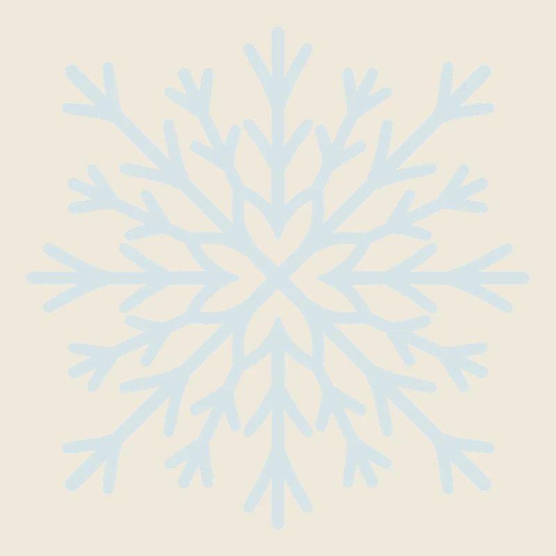 Frostiger Schneeflockenglanz