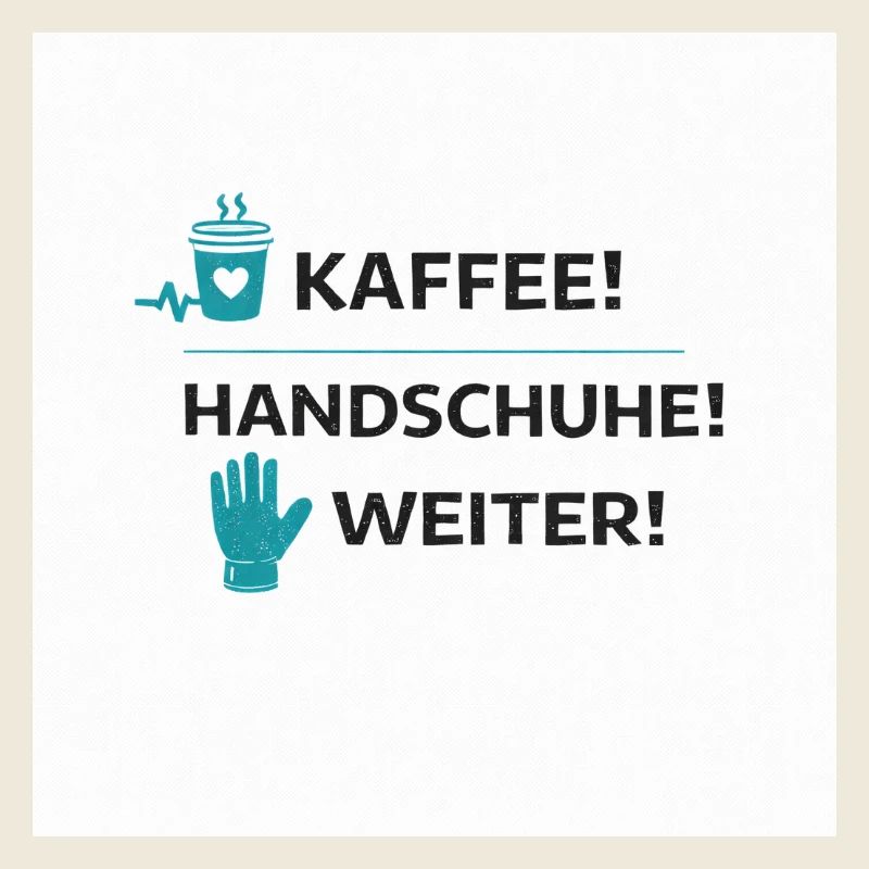 Humour de soin – café ! Gants ! Continue !