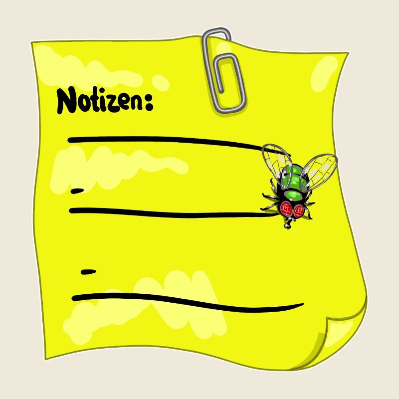 Bloc-notes jaune – Trombone & faux nœud papillon