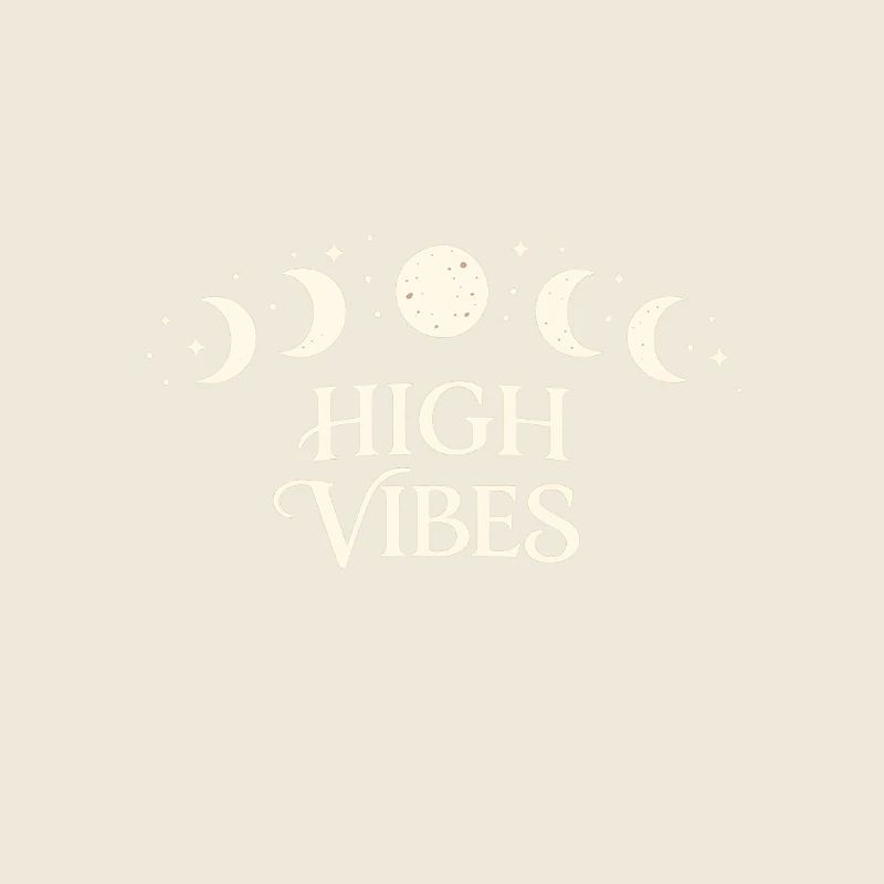 High Vibes Moon Phases Pattern