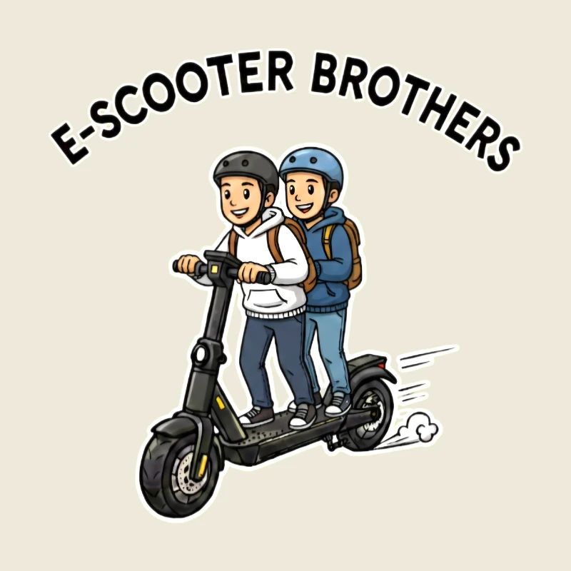 Duo des frères E-Scooter