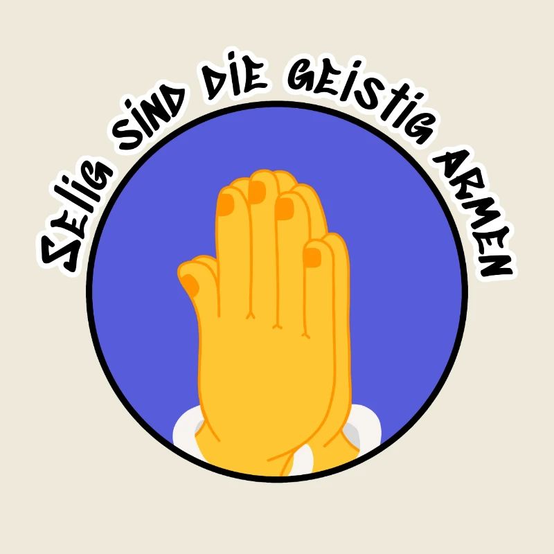 Gebetshände Kreis – Geistige Kraft