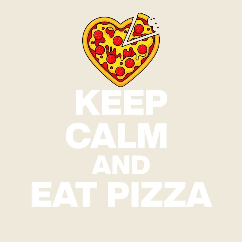KEEP CALM AND EAT PIZZA, PIZZA JUNKIE GIFT 🍕