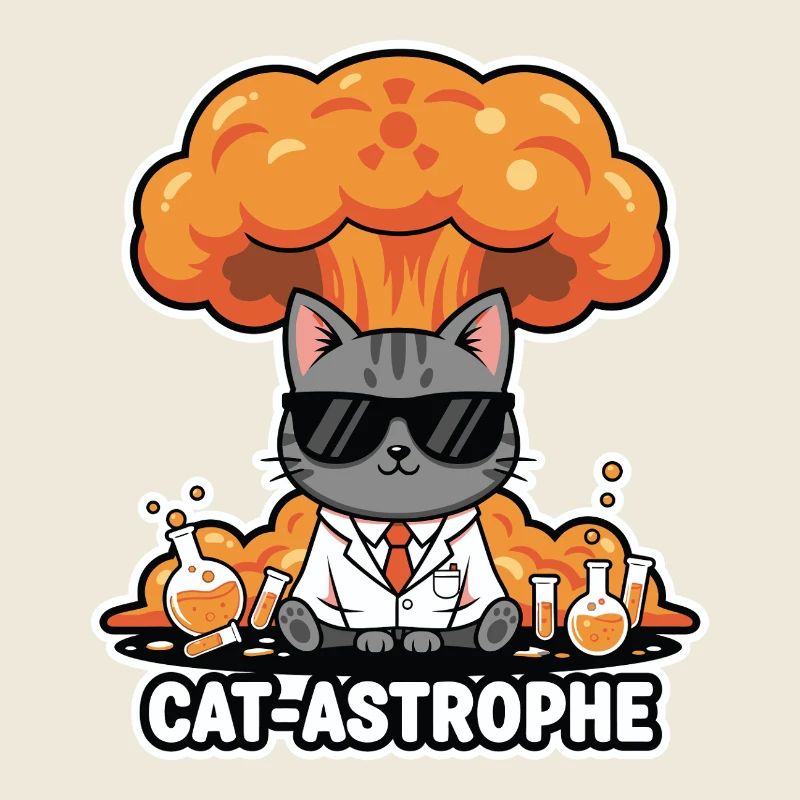 Cat Astrophe Labcoat