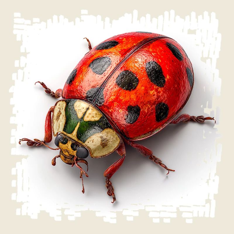 Red Ladybug Pattern Shirt