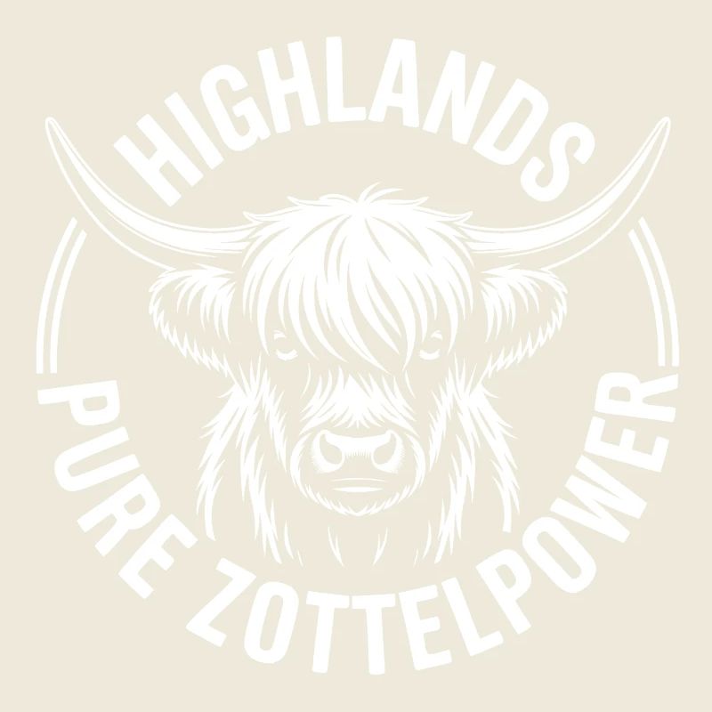 Highland Beef Head Logo