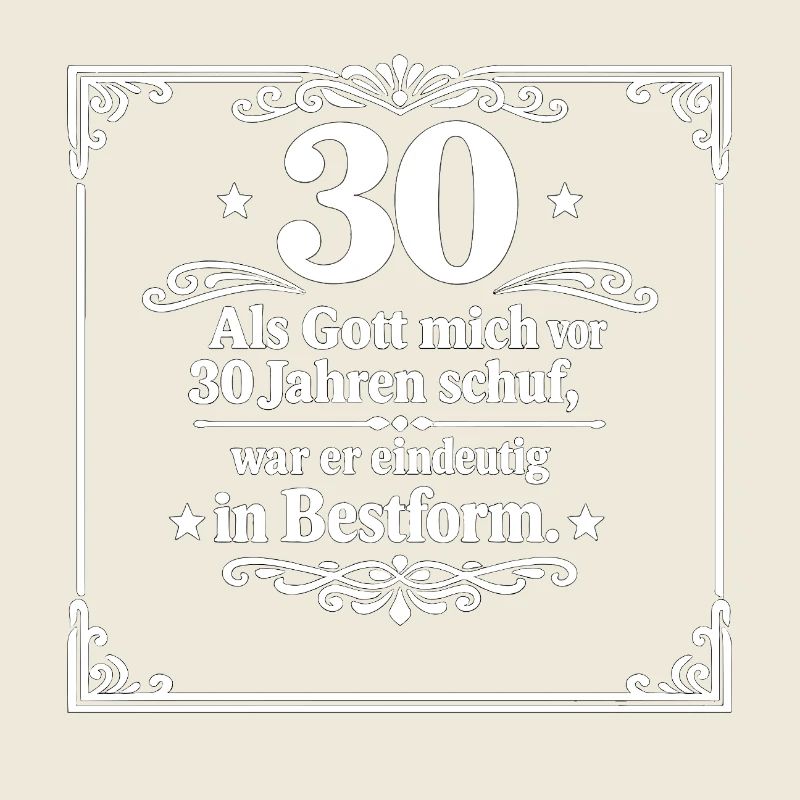 Bestform mit 30 Jahren