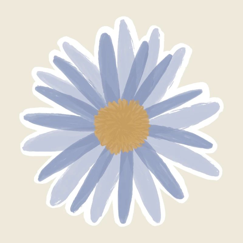 Blue Daisy Bloom Tee