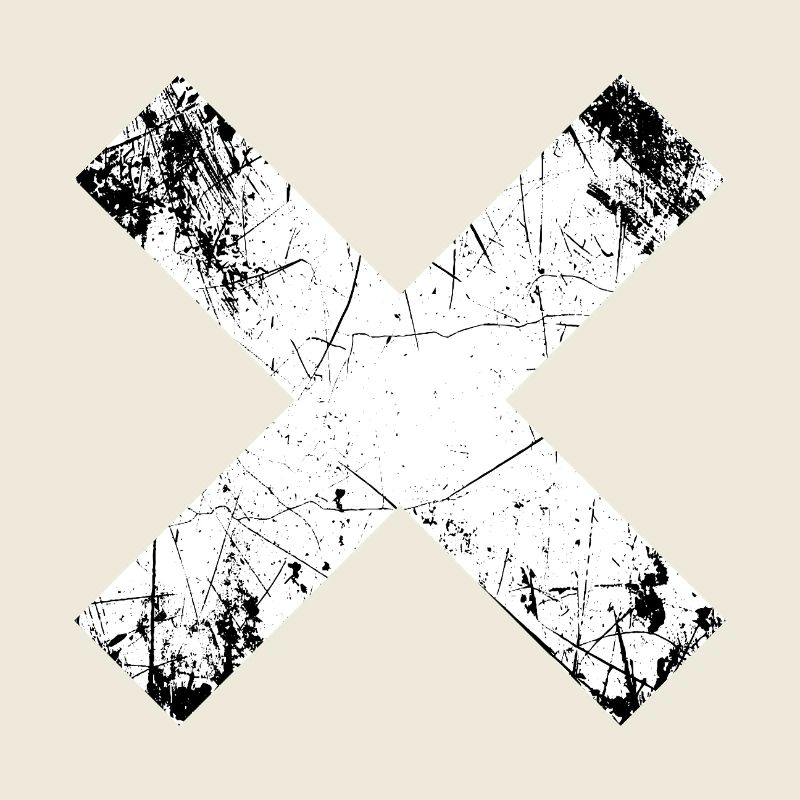 Grunge X Schnitt Muster