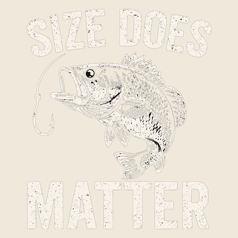 Size Does Matter - Lustiges Angler T-Shirt