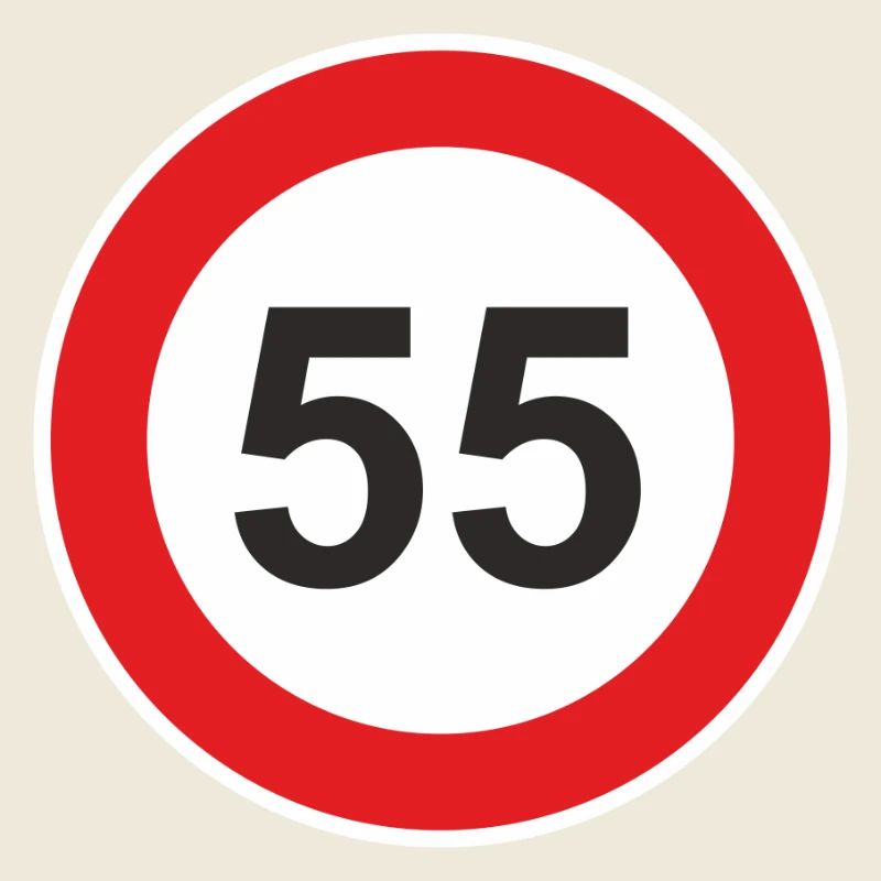 55 fünfundfünfzig Geburtstag