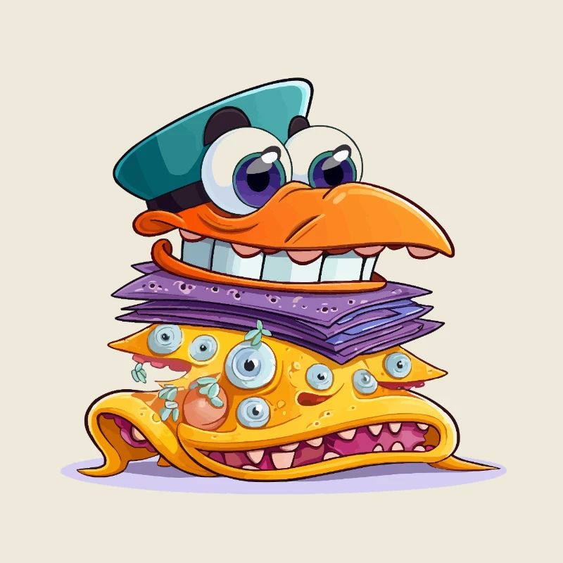 Colorful MonsterStack Sandwich